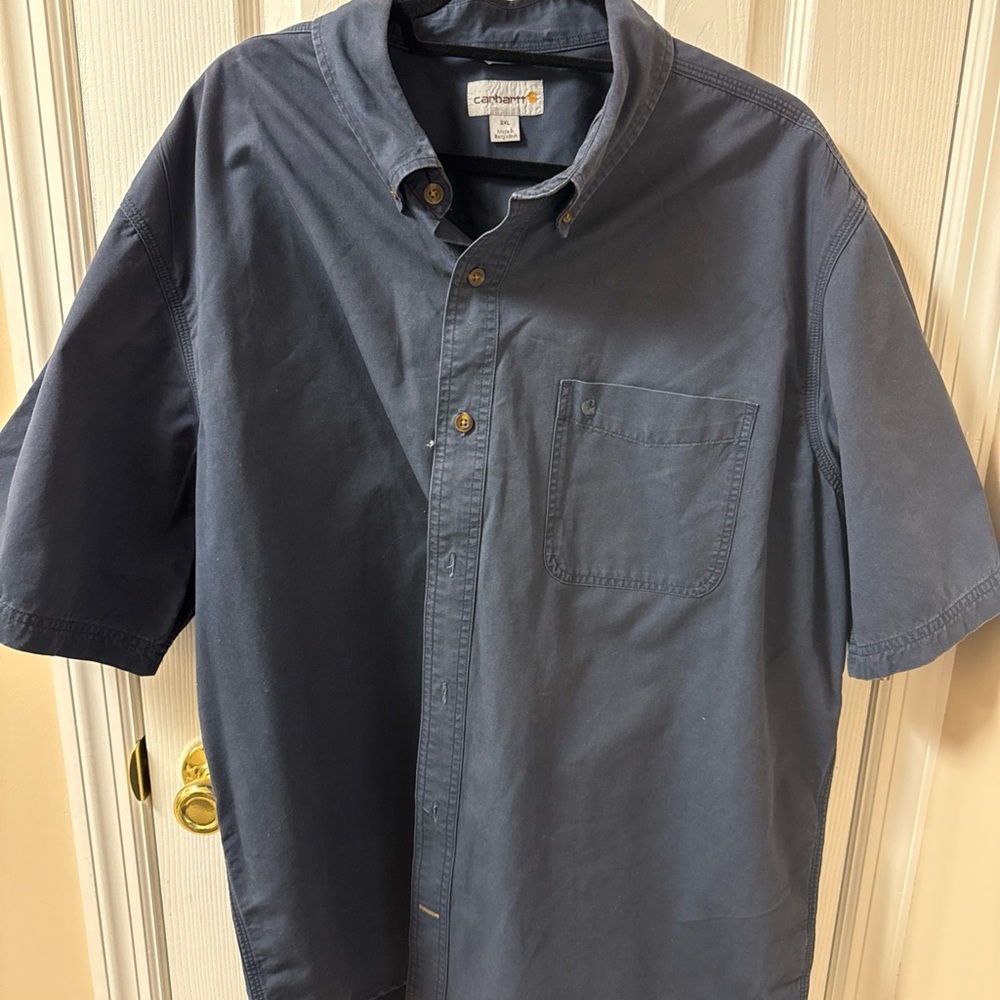 Carhartt Men's Short Sleeve Shirt 2XL- One Pocket Relaxed Fit